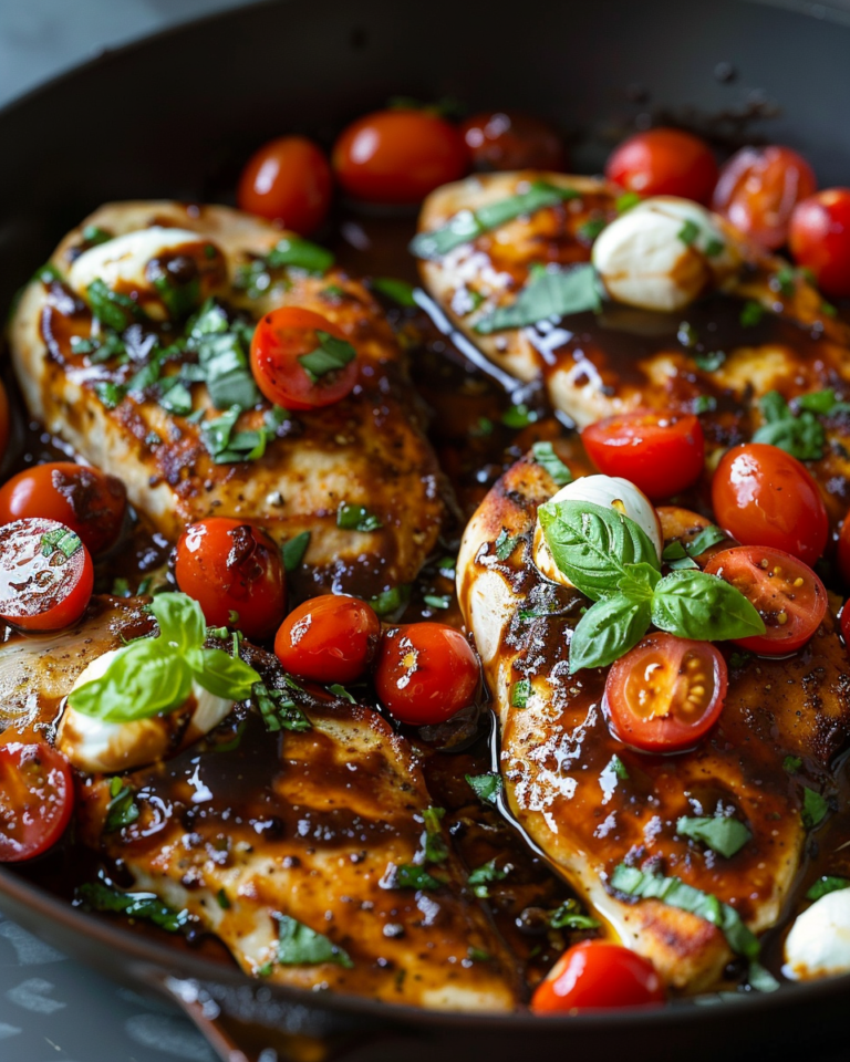 7 Gründe, warum du Balsamico-Hähnchen mit Tomate & Mozzarella lieben wirst